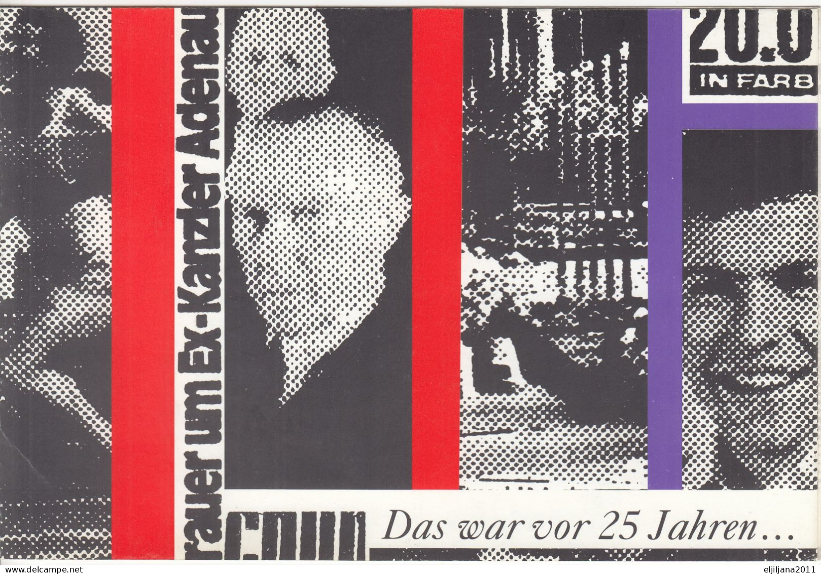 Germany 1992 ⁕ Das War Vor 25 Jahren.... Mi.1601 Konrad Adenauer ⁕ FDC - Erstausgabe - Klappkarte - See Scan - 1991-2000