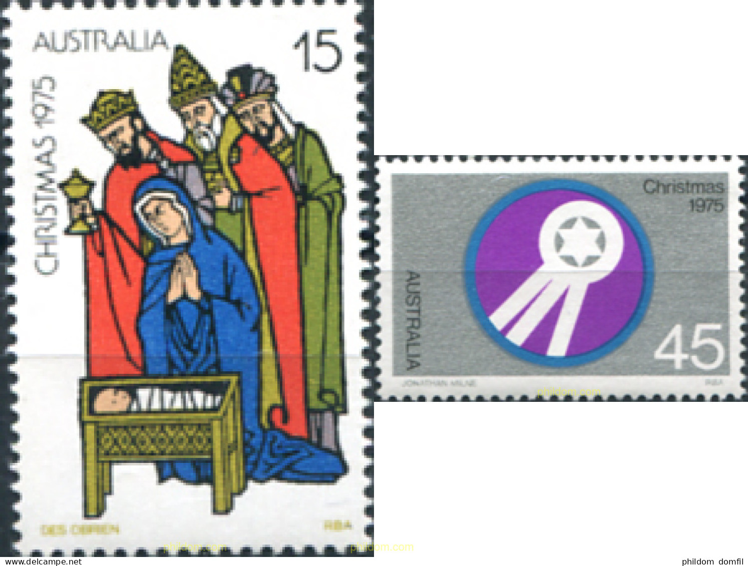 161452 MNH AUSTRALIA 1975 NAVIDAD - Nuovi