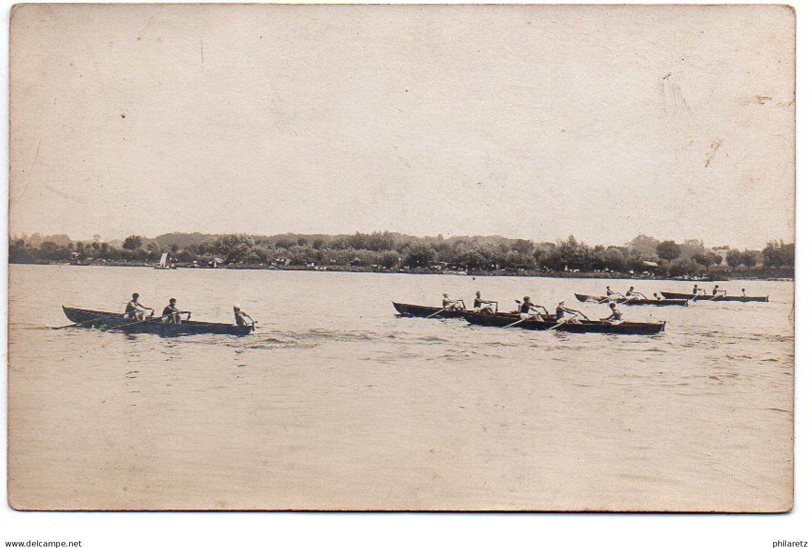 Carte Photo à Identifier ; Course D'aviron - Rowing