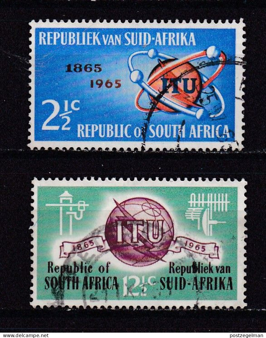 South Africa 1965 Used Stamp(s) U.T.I. Centenary 344-345 #3514 - Oblitérés