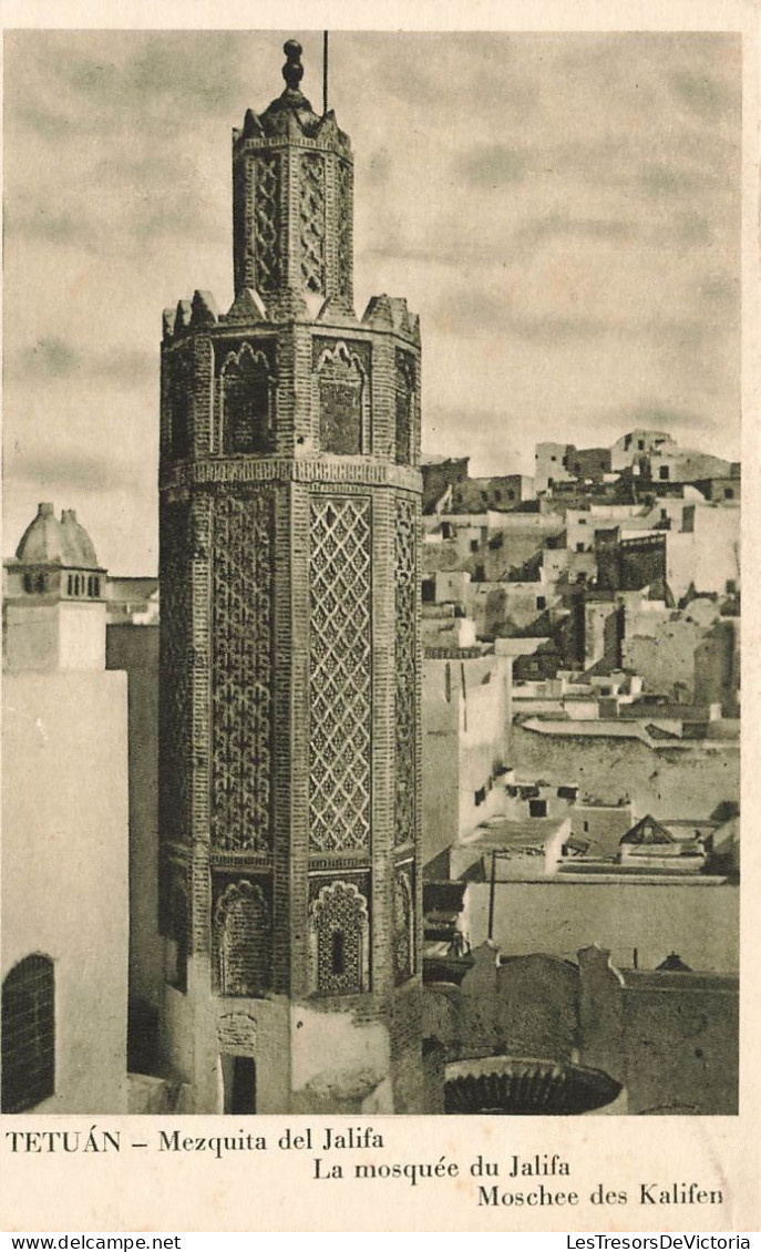 ESPAGNE - Tetuán - Mezquita Del Jalifa - Carte Postale Ancienne - Madrid