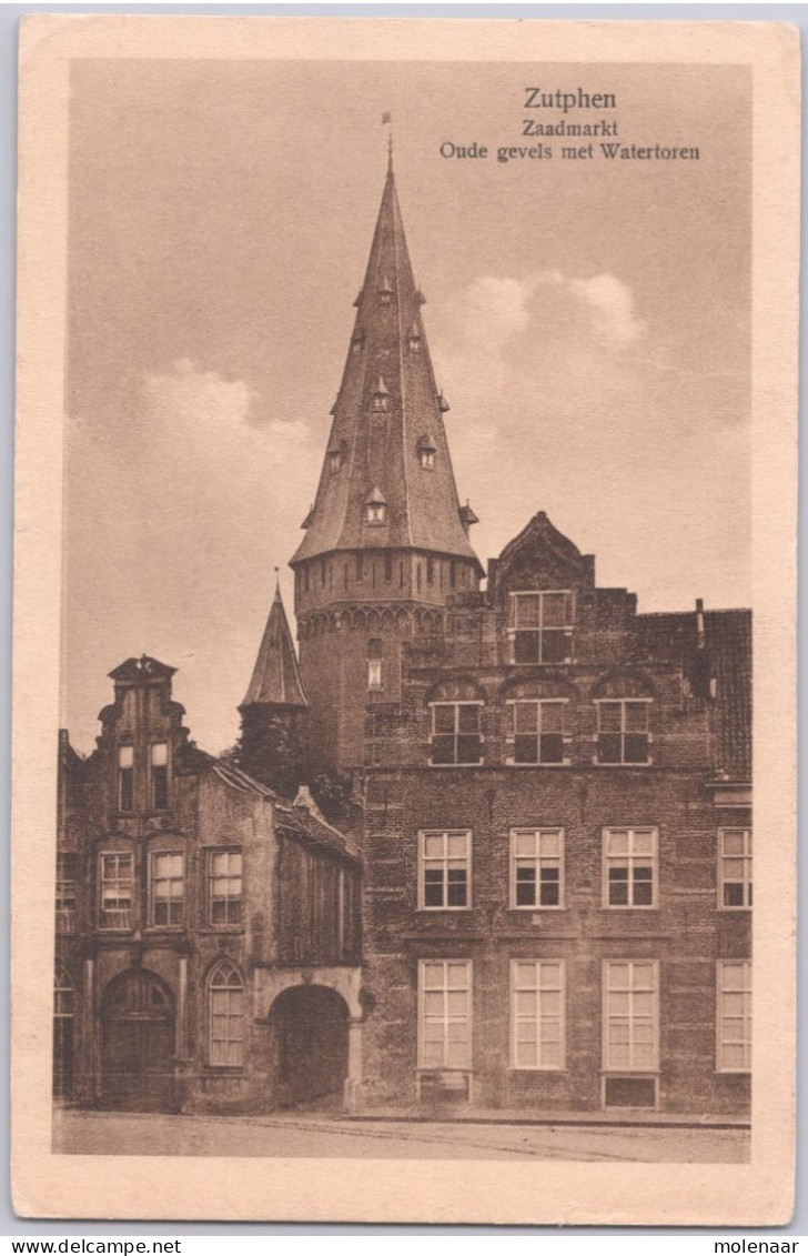 Postkaarten > Europa > Nederland > Gelderland > Zutphen Zaadmarkt Gebruikt 1924 (14875) - Zutphen