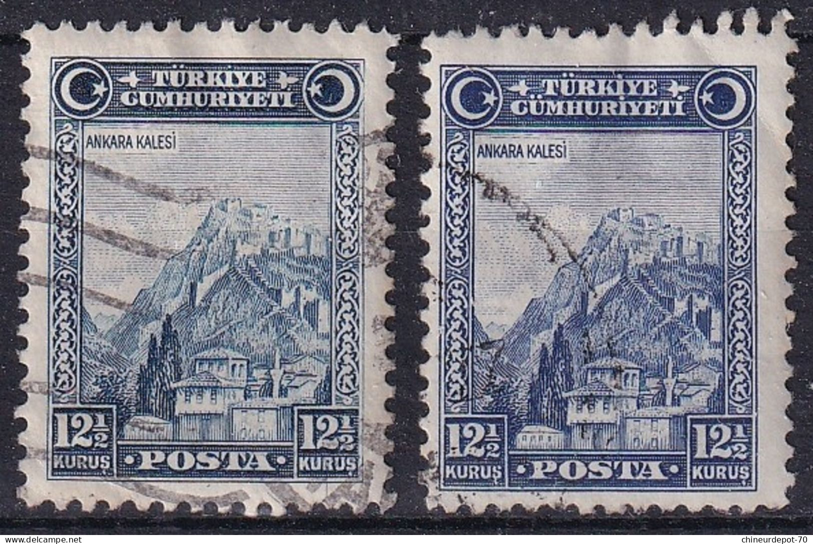 CHÂTEAU D'ANKARA - Used Stamps