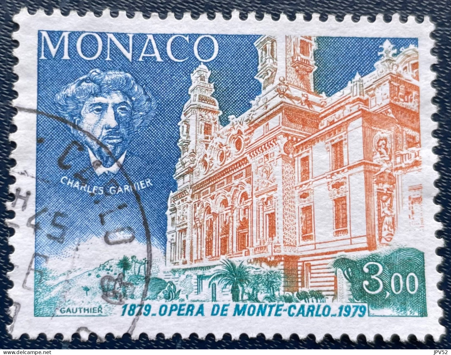 Monaco - C4/50 - 1979 - (°)used - Michel 1369 - Operazaal Salle Garnier - Used Stamps