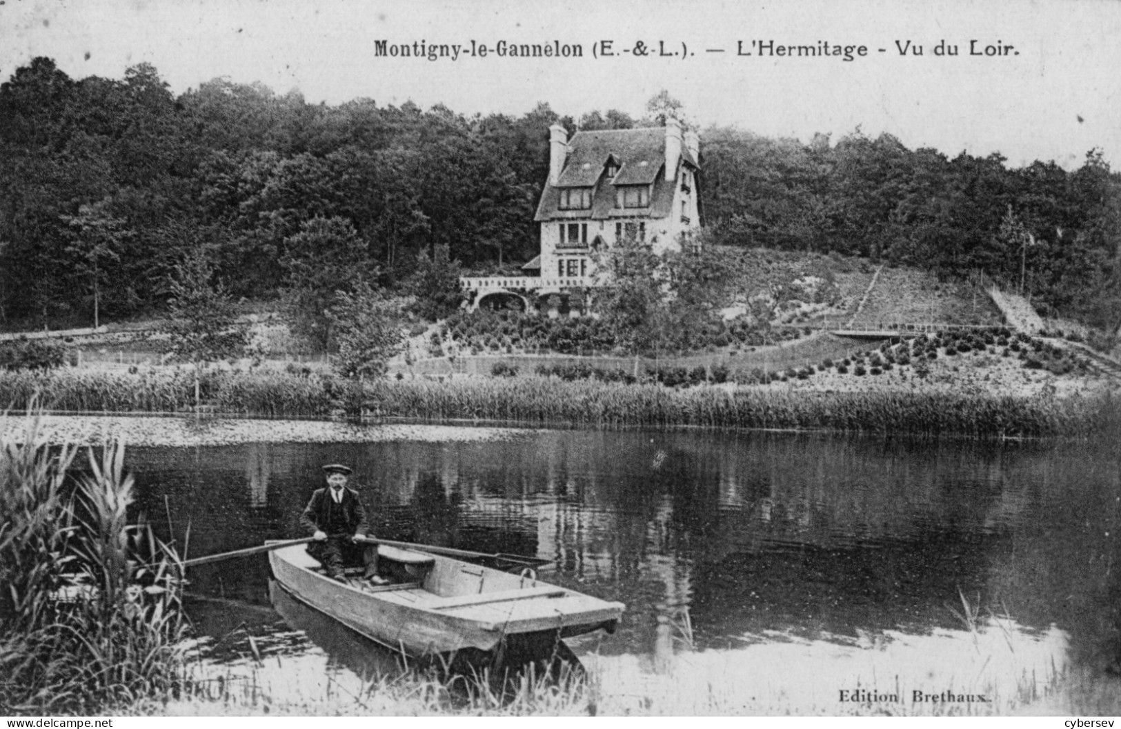 MONTIGNY-le-GANNELON - L'Hermitage - Vu De Loir - Promenade En Barque - Montigny-le-Gannelon