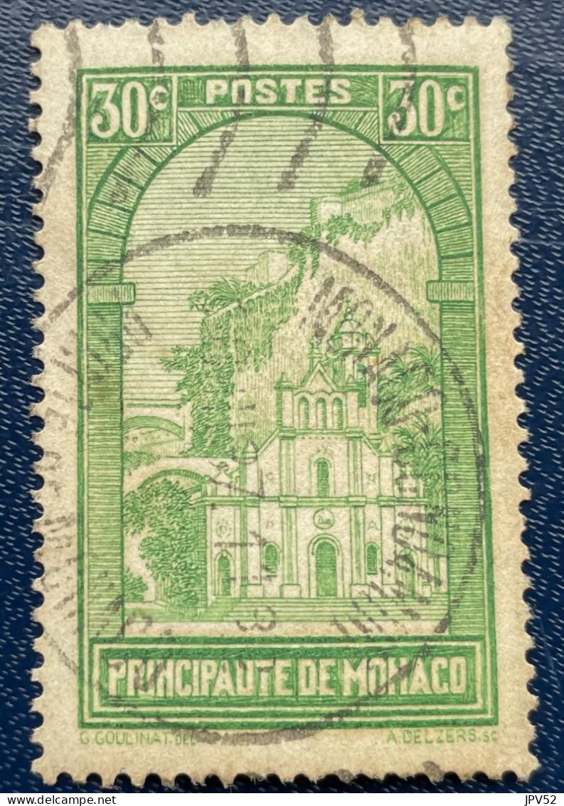 Monaco - C4/50 - 1933 - (°)used - Michel 123 - Ste-Dévotekerk & Ravijn - Gebraucht