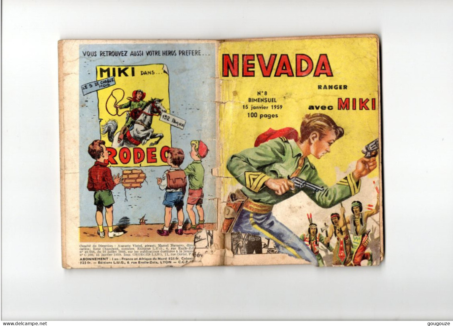 NEVADA N° 8 De 1959 - Nevada