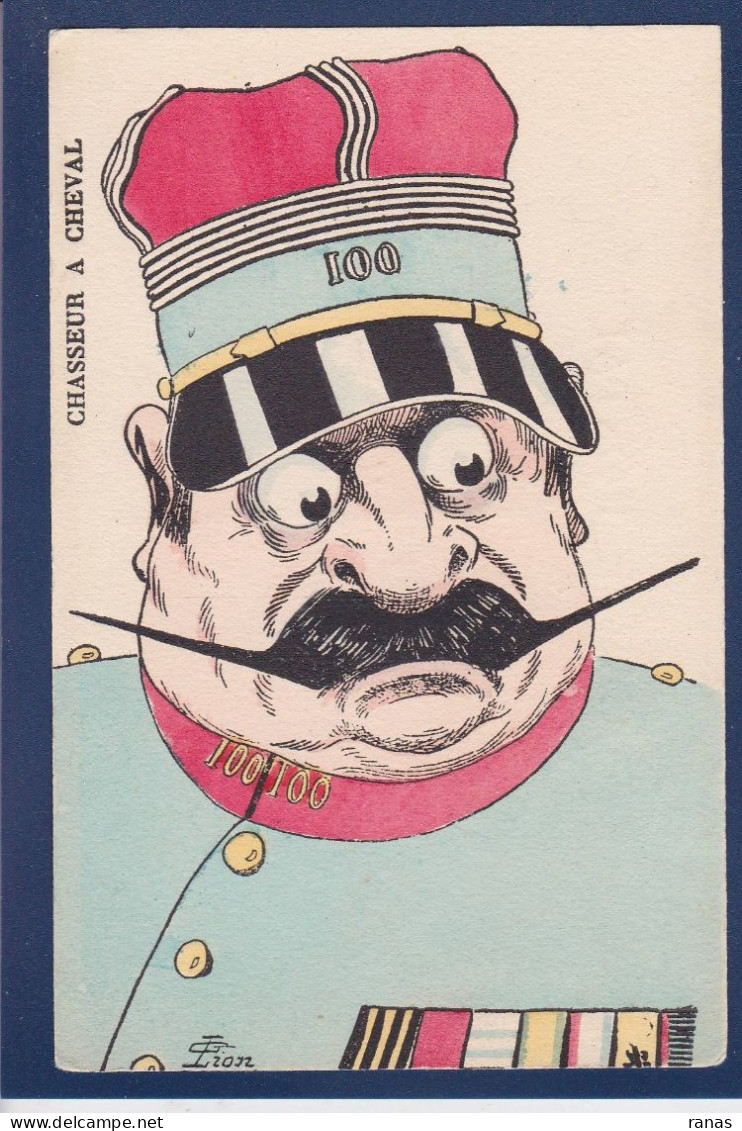 CPA LION Satirique Caricature Non Circulé Militaria - Lion