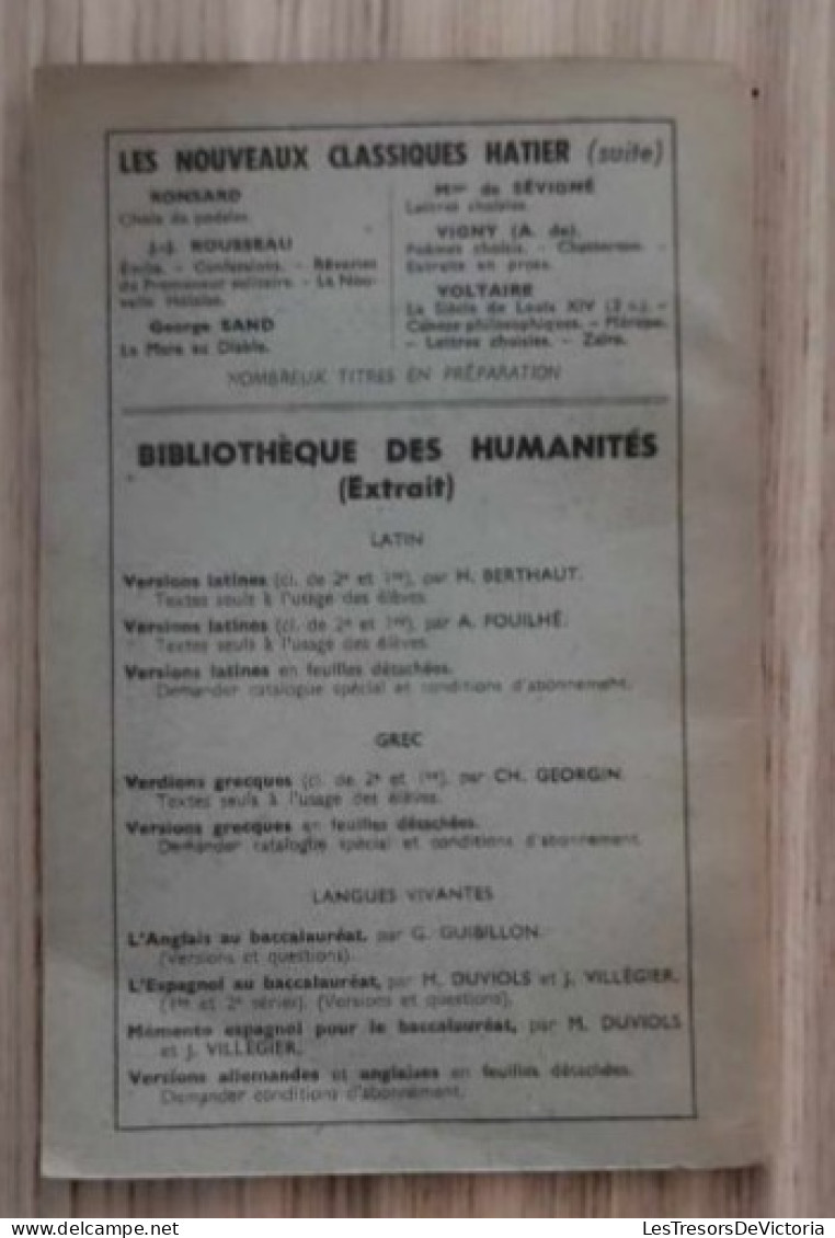 Livre - La Farce De Pathelin - A Hatier - Pièce De Théâtre - Andere & Zonder Classificatie