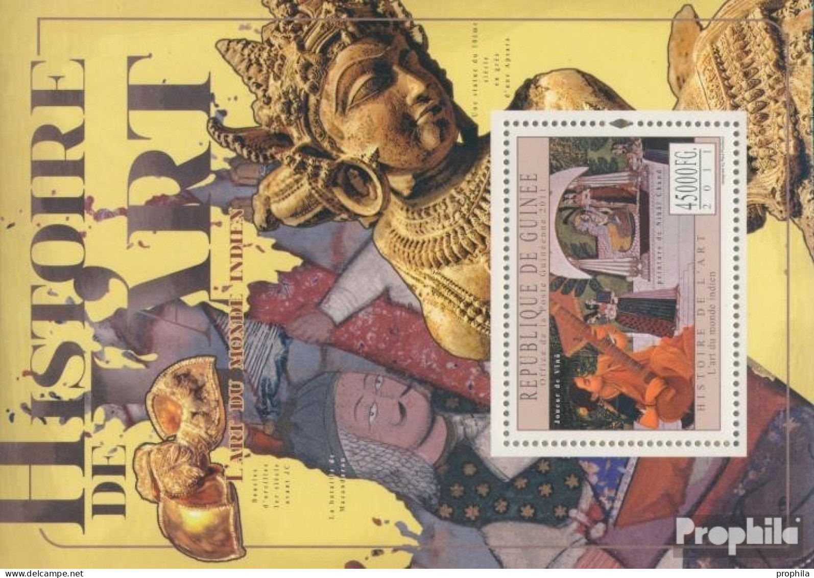 Guinea Block 2024 (kompl. Ausgabe) Postfrisch 2011 Indische Kunstwelt - Guinée (1958-...)