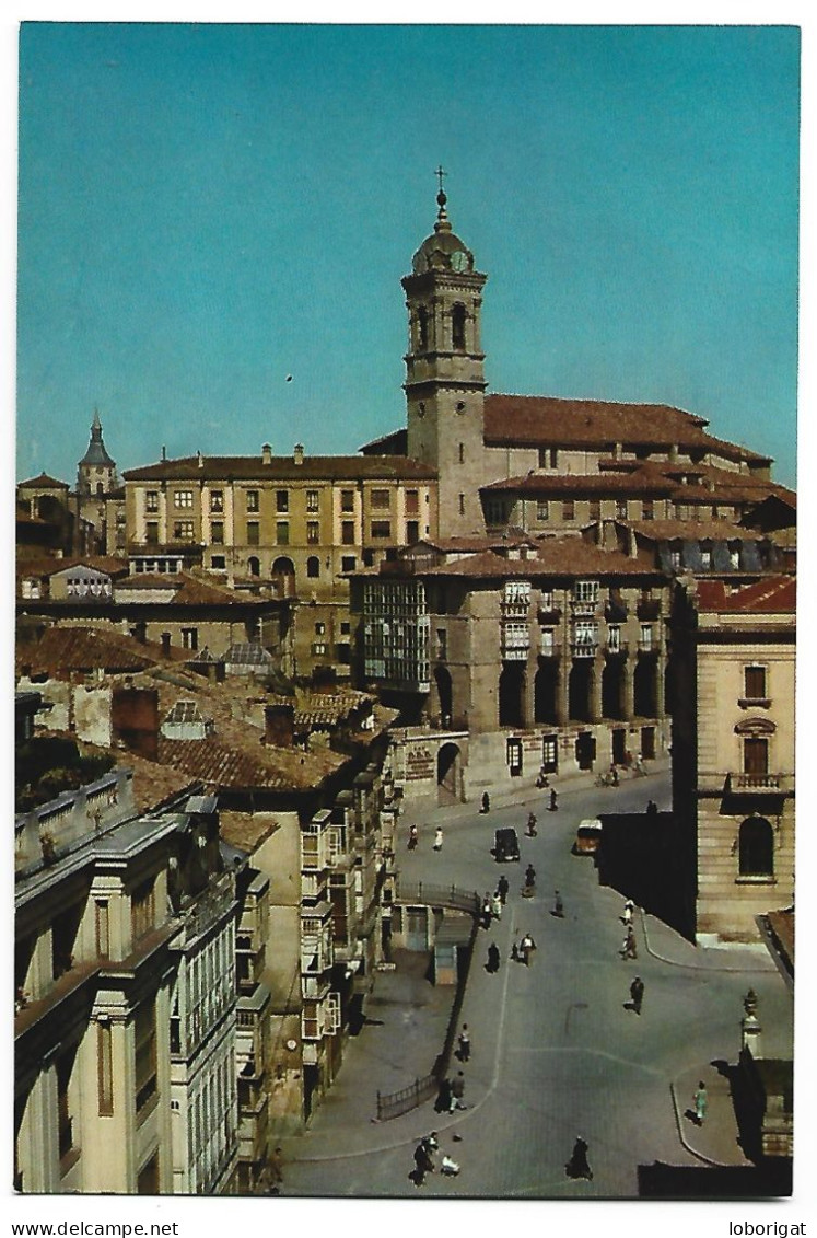 LOS ARQUILLOS Y LA IGLESIA DE SAN VICENTE / THE ARCHES AND ST. VINCENT'S CHURCH.-  VITÓRIA-GASTEIZ.- ( ESPAÑA ) - Álava (Vitoria)