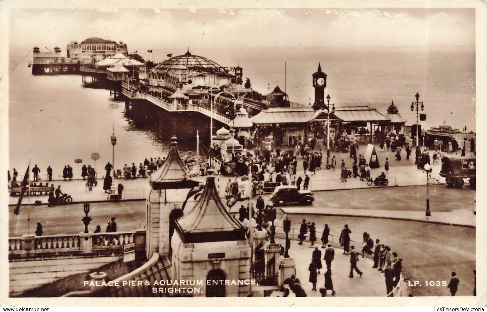 ROYAUME-UNI - Angleterre - Brighton - Palace Pier & Aquarium Entrance - Carte Postale Ancienne - Brighton