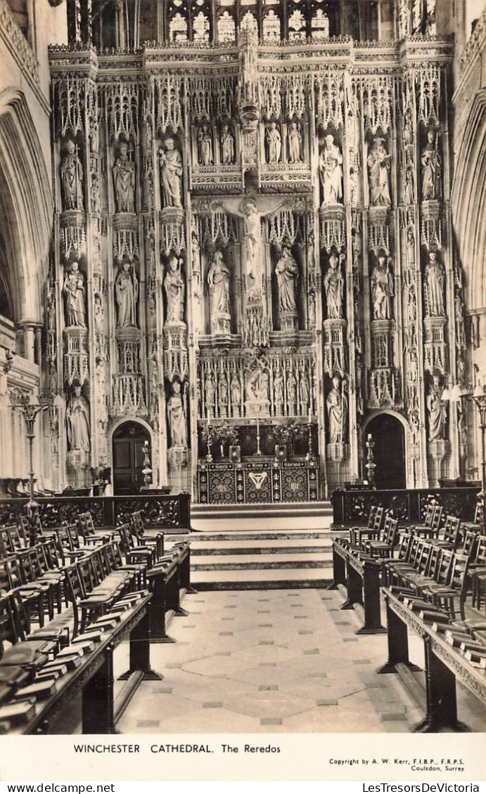 ROYAUME-UNI - Angleterre - Winchester - Cathedral - The Reredos - Carte Postale Ancienne - Winchester