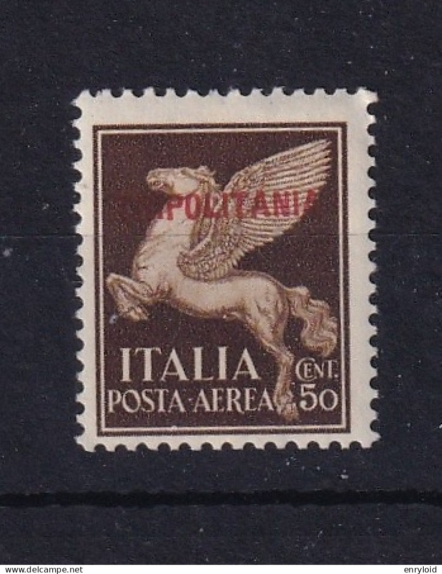 TRIPOLITANIA - 1930 - POSTA AEREA SOVRASTAMPA IN ROSSO NON EMESSO FIRMA DIENA - Tripolitania