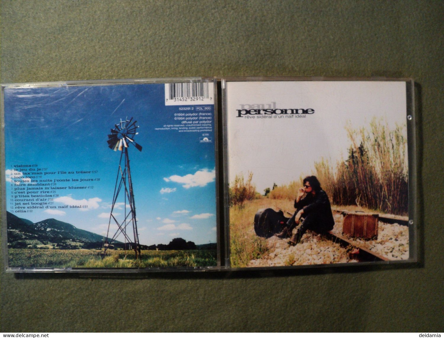 PAUL PERSONNE. CD 13 TITRES DE 1994. POLYDOR 523291 2 VISIONS / LE JEU DU JEU / UN TAX MAN POUR L ILE AU TRESOR / LOCO L - Autres - Musique Française