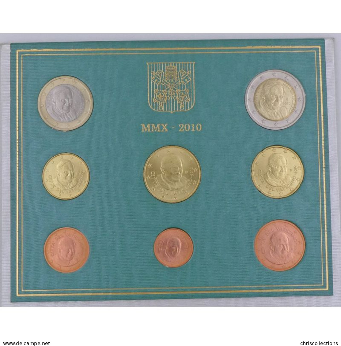 Euro, Vatican, Benoit XVI, Coffret Brillant Universel 2010 - Vatikan