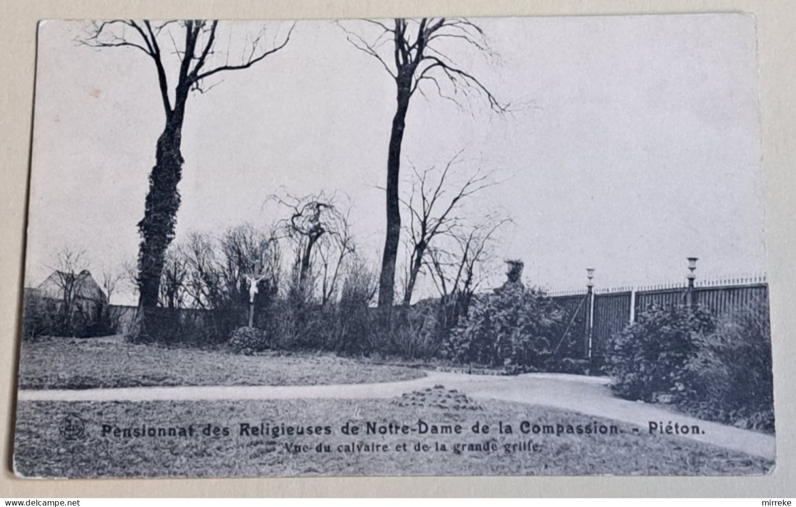 @C3@  -  Piéton  -  Pensionnat Des Religieuses De Notre-Dame / Vue Du Calvaire....  -  Zie / Voir / See Scan's - Chapelle-lez-Herlaimont