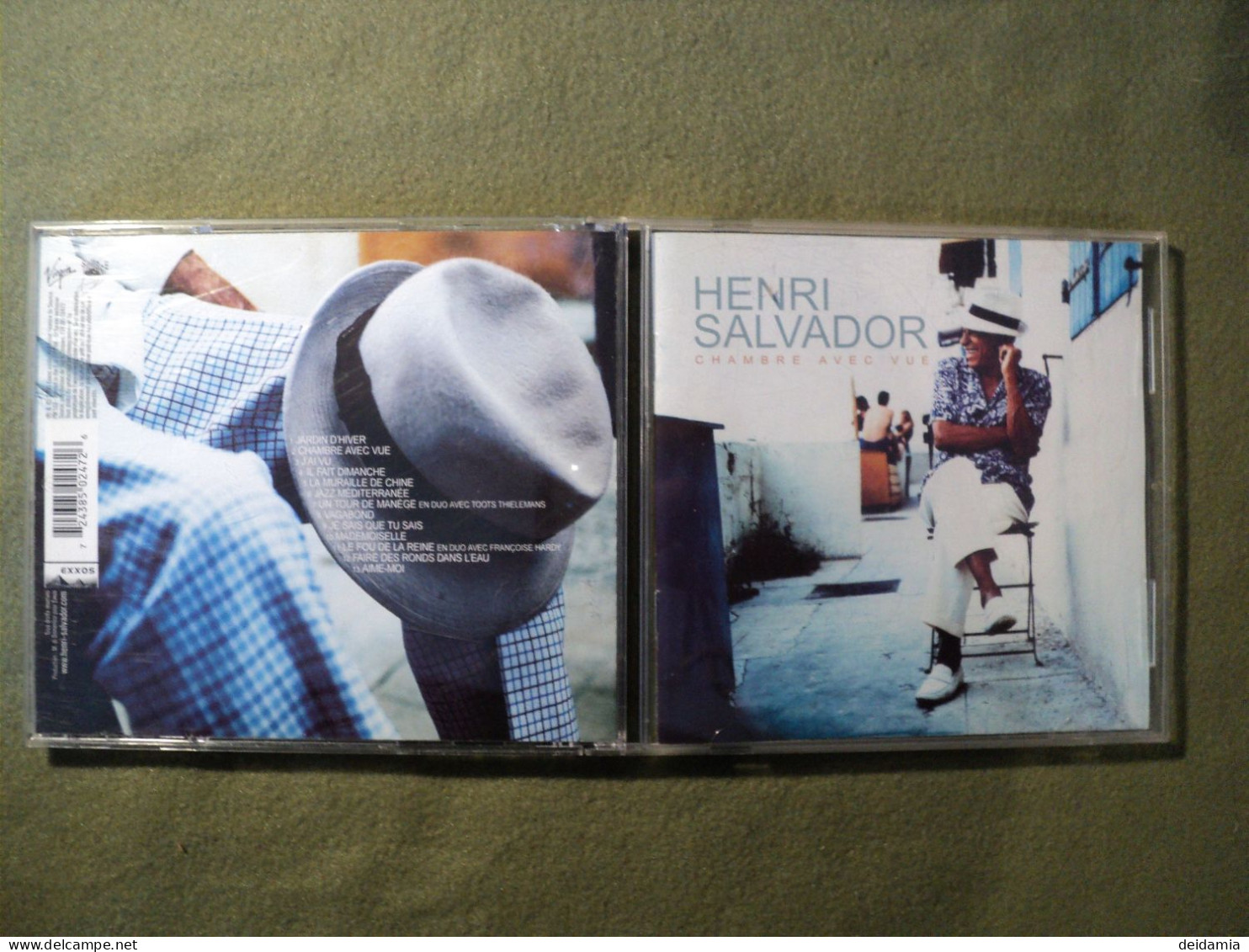 HENRI SALVADOR. CD 13 TITRES DE 2000. CHAMBRE AVEC VUE. 724385 02472 6 JARDIN D HIVER / CHAMBRE AVEC VUE / J AI VU / IL - Autres - Musique Française