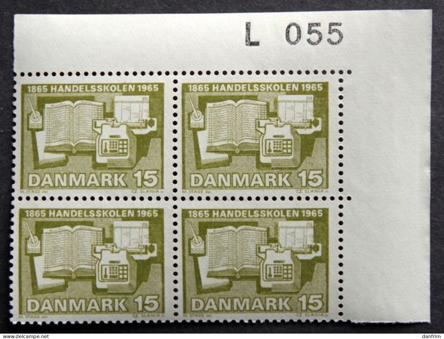 Denmark 1965 Denmark's First Trade School / Dänemarks Erste Berufsschule  Minr.426y  MNH (**) Cz.Slania ( Lot  Ks 1056) - Unused Stamps