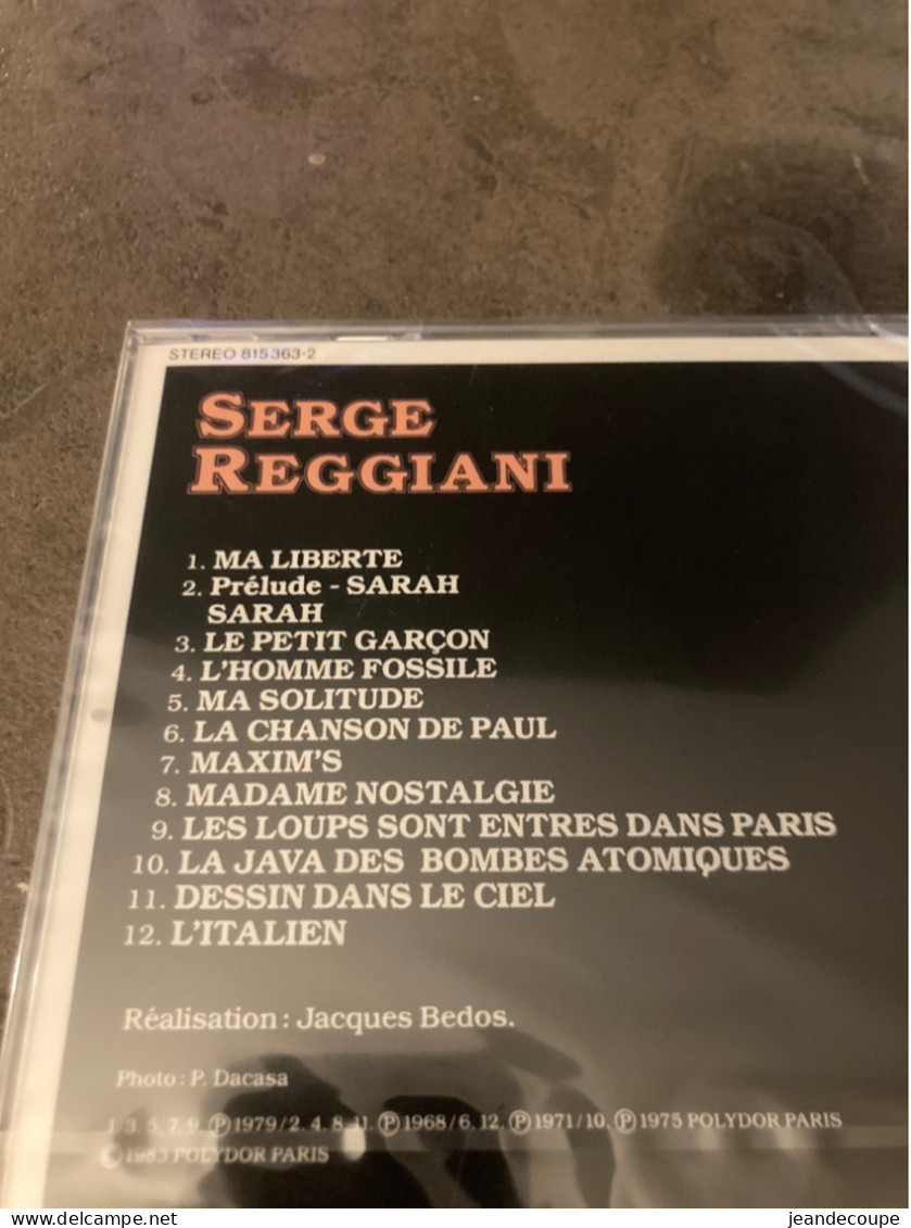 Cd- Neuf Sous Blister - Serge Reggiani -  - - Autres - Musique Française