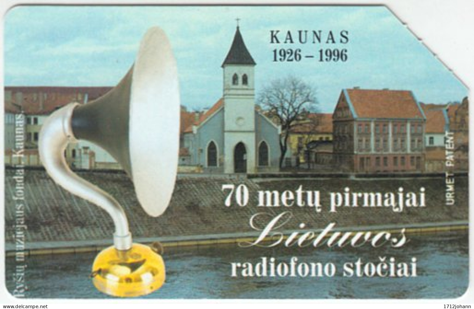 LITUHANIA A-272 Magnetic Telekomas - Used - Lithuania