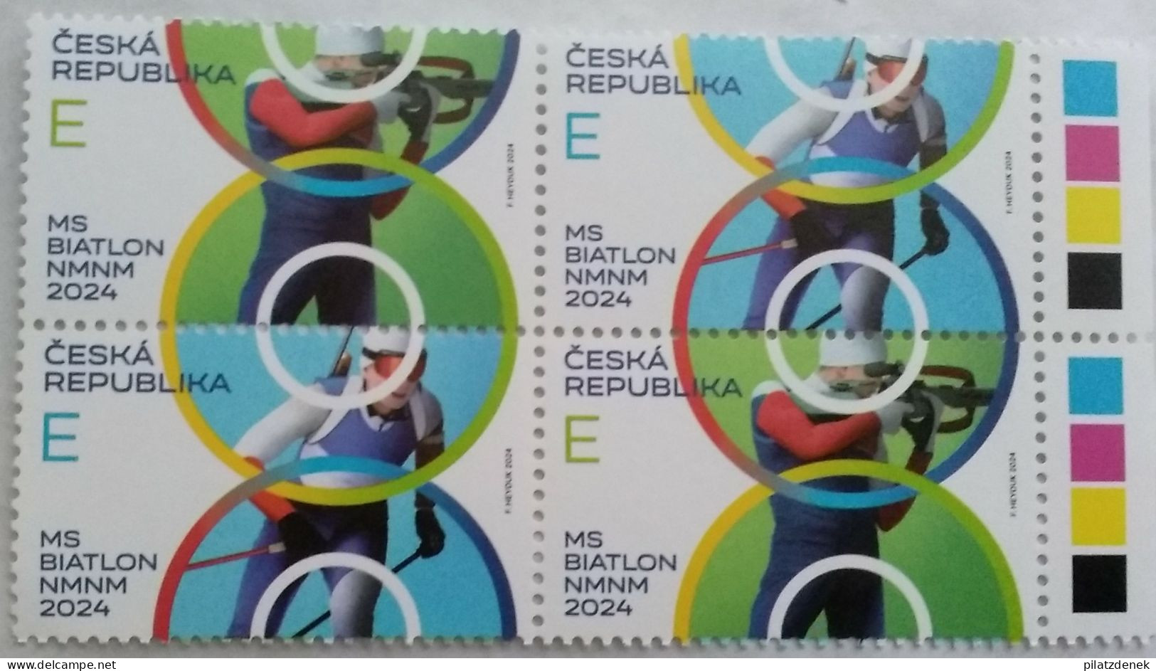 Czech Republik 2024, Biathlon WMS Nove Mesto,  MNH - Unused Stamps