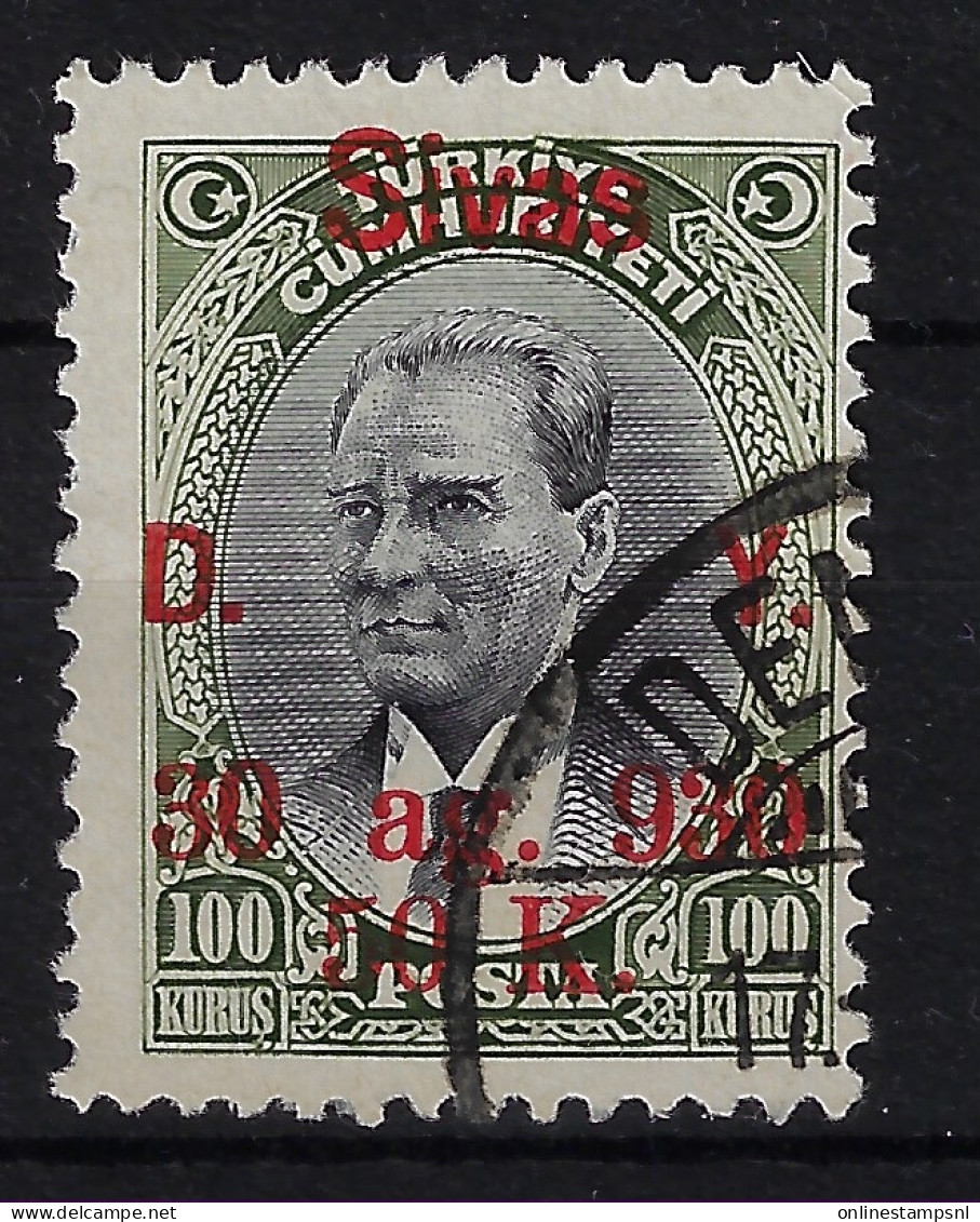 Turkey: Mi  932 Isf 1252  1930 Oblitéré/cancelled/used - Gebraucht