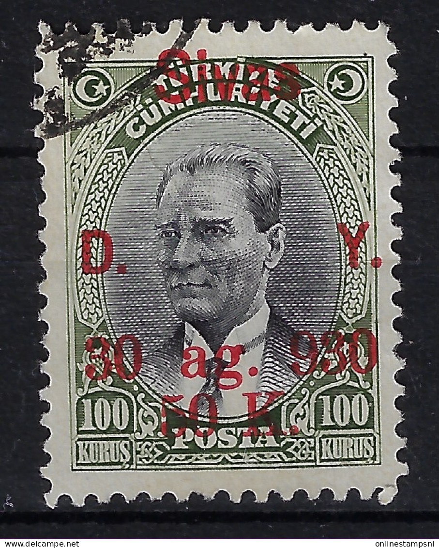 Turkey: Mi  932 Isf 1252  1930 Oblitéré/cancelled/used - Usati