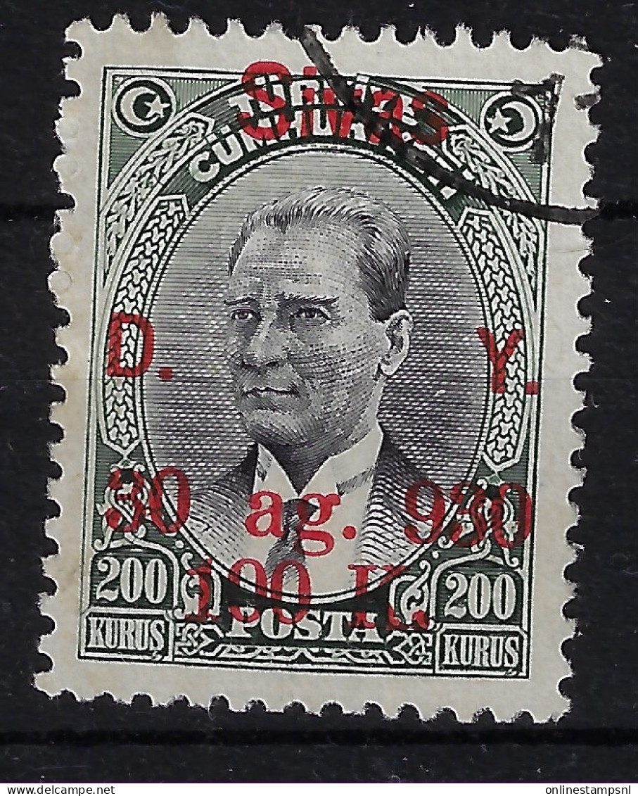 Turkey: Mi  933 Isf 1253  1930 Oblitéré/cancelled/used - Used Stamps