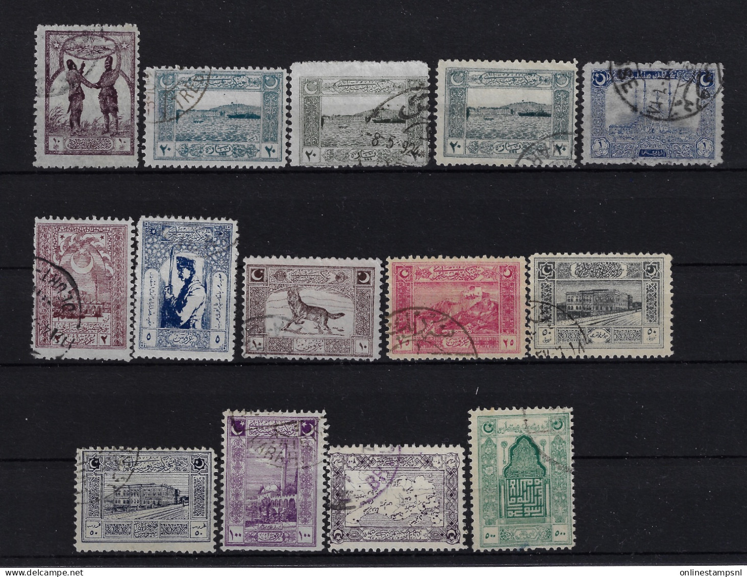 Turkey: Mi 767 - 778   Isf  1079 - 1090 1923 Oblitéré/cancelled/used Extra Shades - Used Stamps