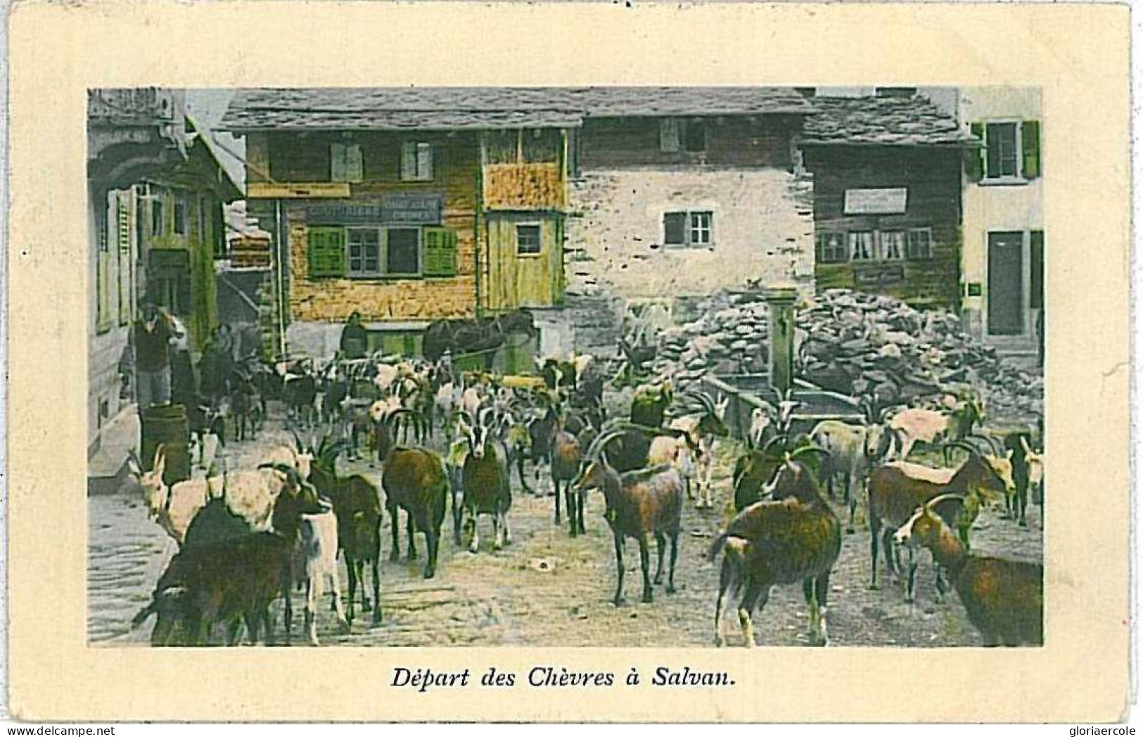 31331 - Vintage Postcard SWITZERLAND Ansichtskarten SCHWEIZ - Salvan  Saint-Maurice, Valais - 1914 - Saint-Maurice