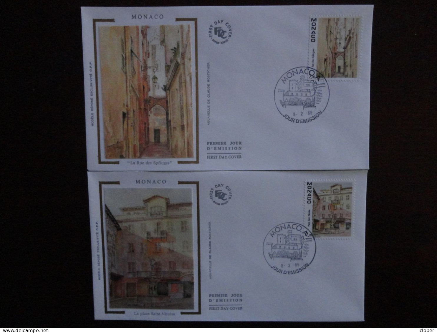 MONACO. PREMIER JOUR. - Used Stamps