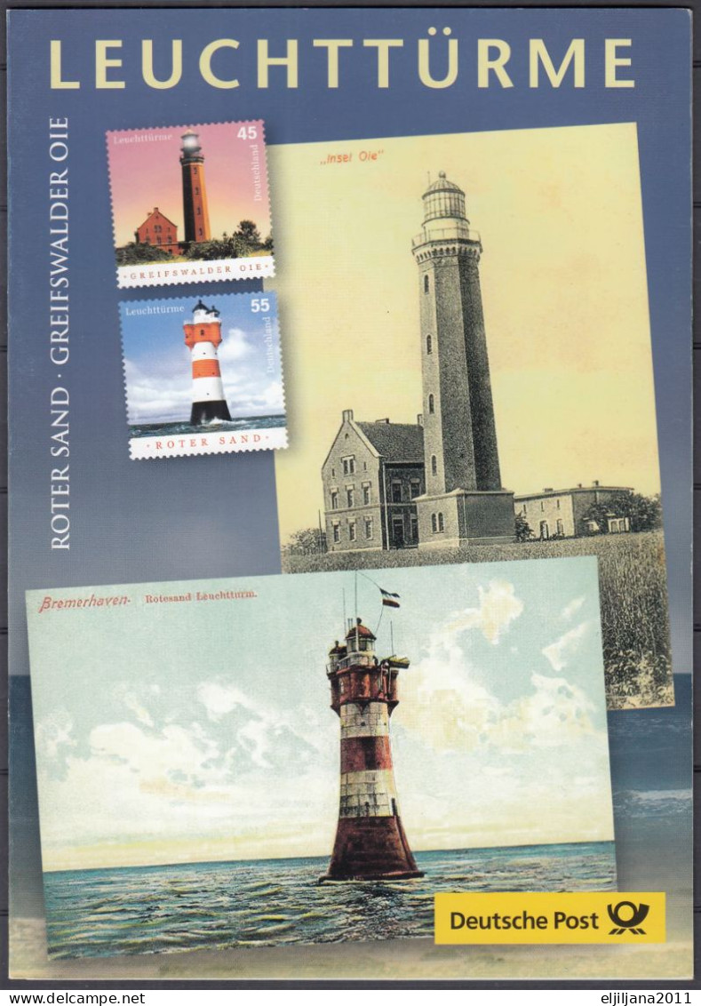 Germany 2004 ⁕ Leuchttürme / Lighthouses Mi.2409-2410 ⁕ FDC Folder - Erstausgabe - 2001-2010