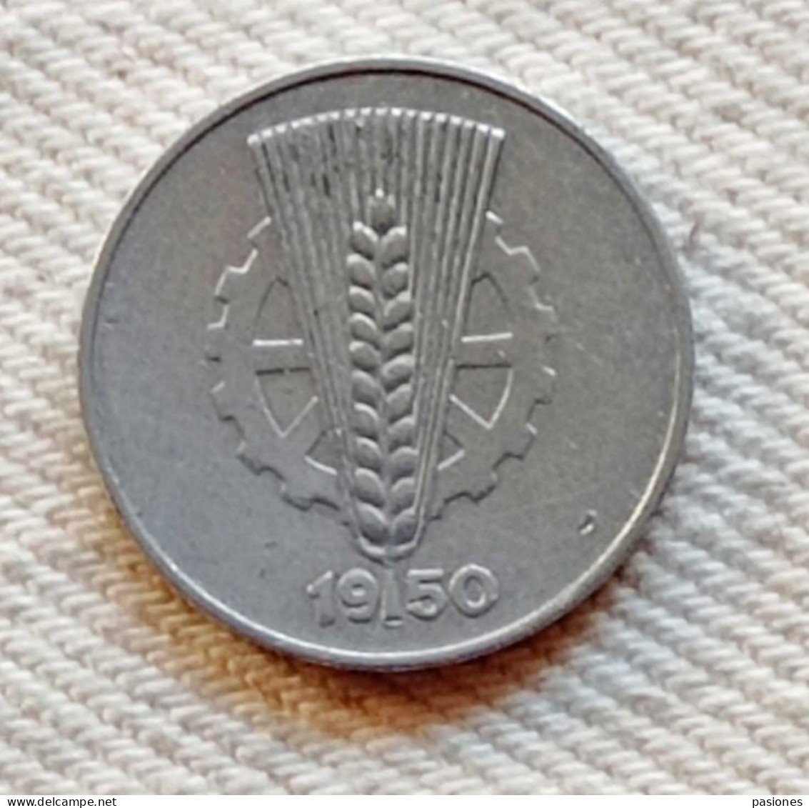 Germania Repubblica Democratica 10 Pfennig 1950A - 10 Pfennig