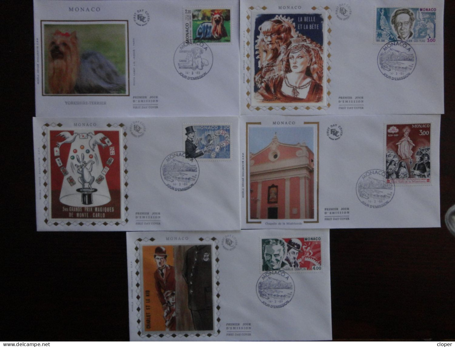 MONACO. PREMIER JOUR. - Used Stamps