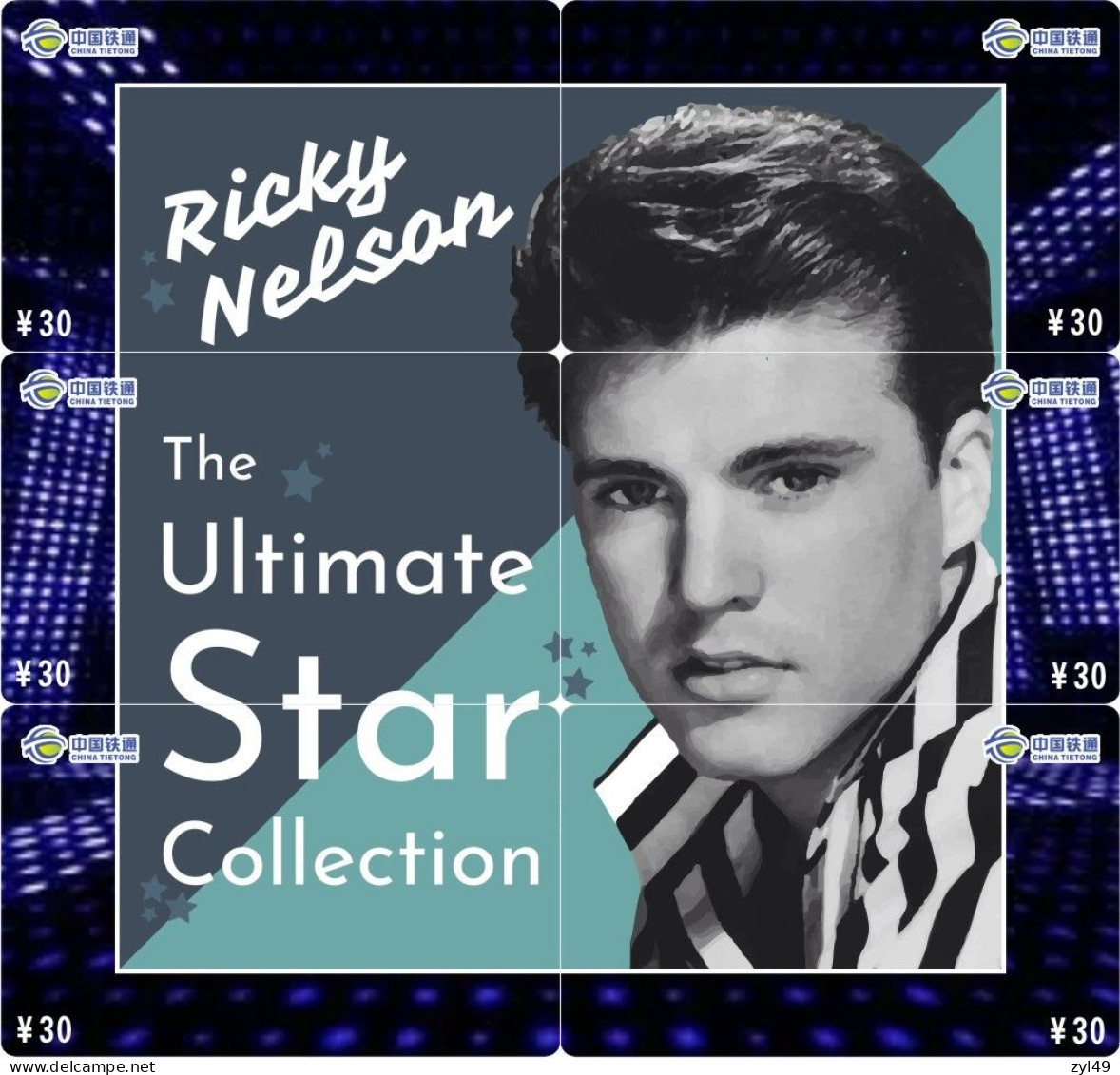 M14025 China phone cards RICKY NELSON 75pcs