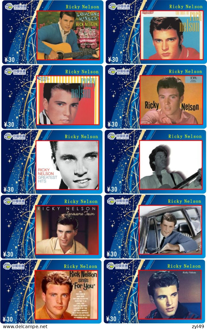 M14025 China phone cards RICKY NELSON 75pcs