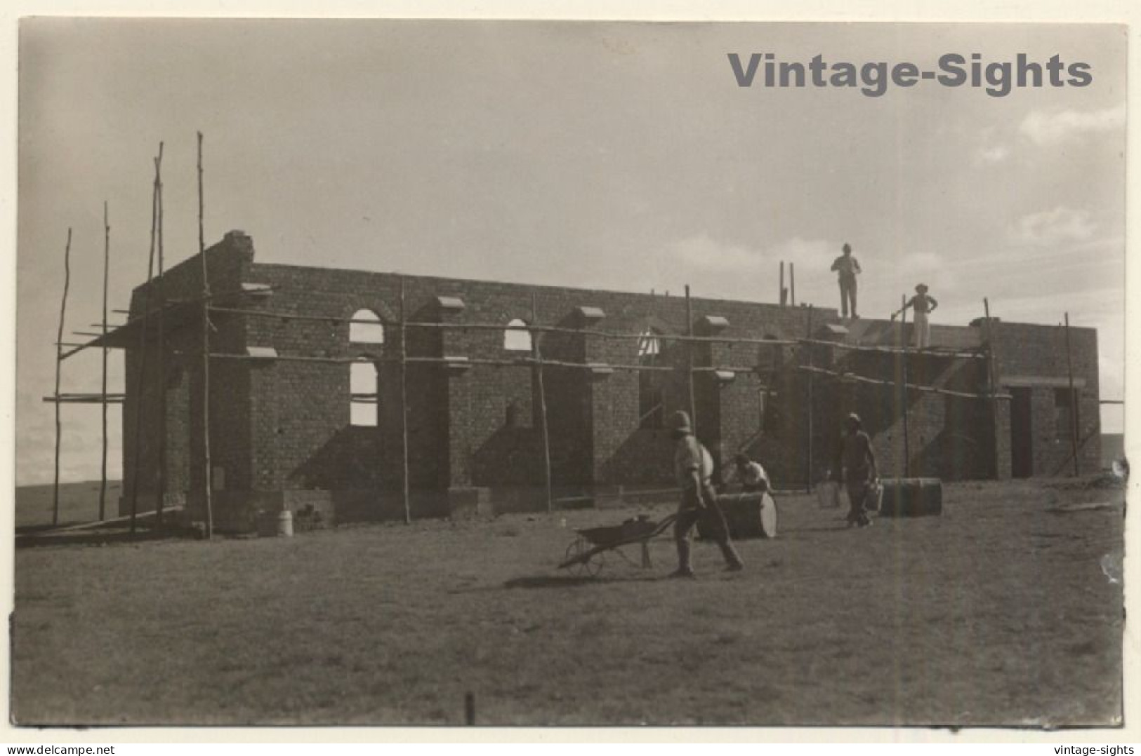 Bethlehem / Orange Free State (South Africa): Building Site Of Church (Vintage RPPC 1928) - Afrique Du Sud