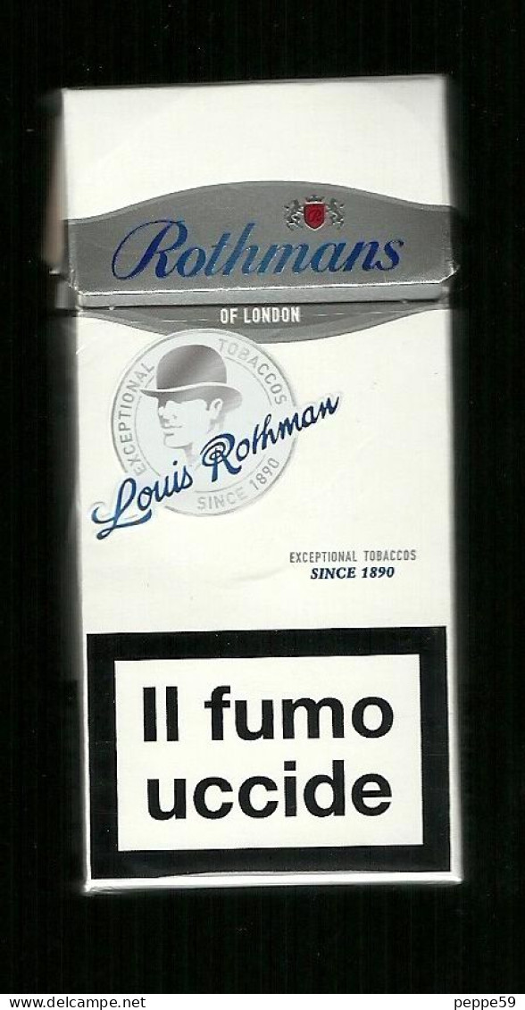 Tabacco Pacchetto Di Sigarette Italia - Rothman Da 10 Pezzi Louis Rothmans - ( Vuoto ) - Zigarettenetuis (leer)