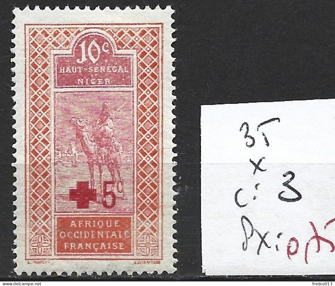 HAUT-SENEGAL ET NIGER 35 * Côte 62 € - Unused Stamps