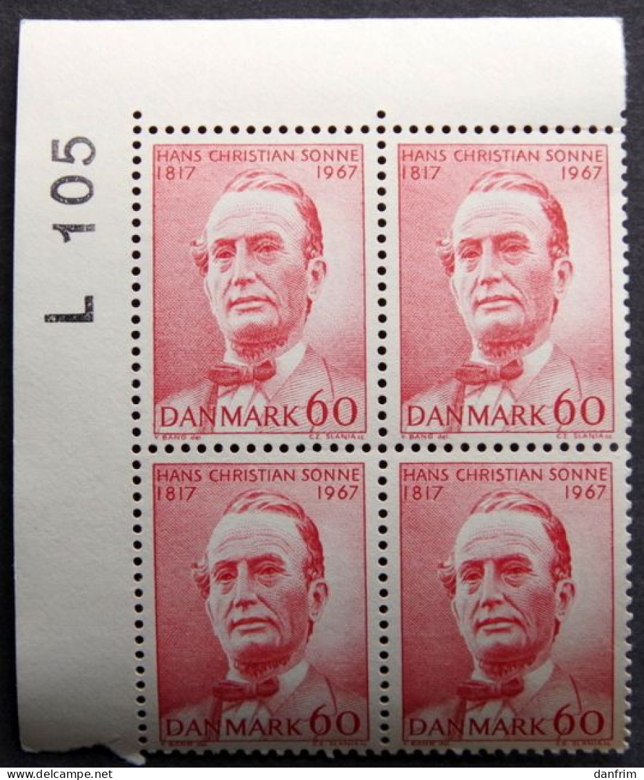 Denmark 1967  Sonne 150th Anniversary Minr.464  MNH   (**)    ( Lot KS 1592  ) - Ongebruikt