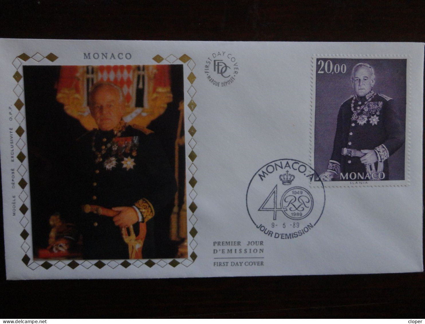 MONACO. PREMIER JOUR. PRINCE RAINIER III - Used Stamps