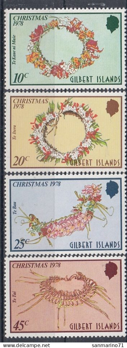 GILBERT ISLANDS 314-317,unused,Christmas 1978 (**) - Isole Gilbert Ed Ellice (...-1979)