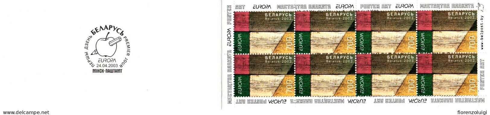 EUROPA CEPT 2003 GIRO COMPLETO LIBRETTI / BOOKLETS MNH**