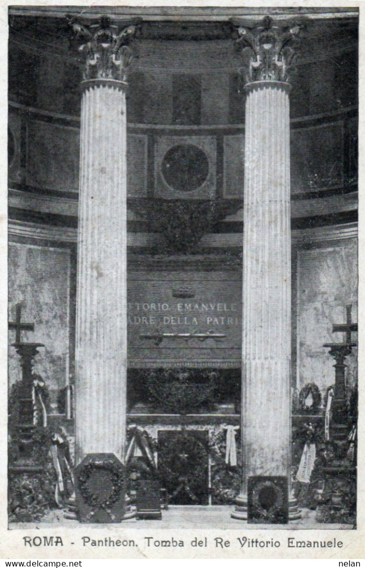 ROMA - PANTHEON - TOMBA DEL RE VITTORIO EMANUELE - F.P. - Panteón