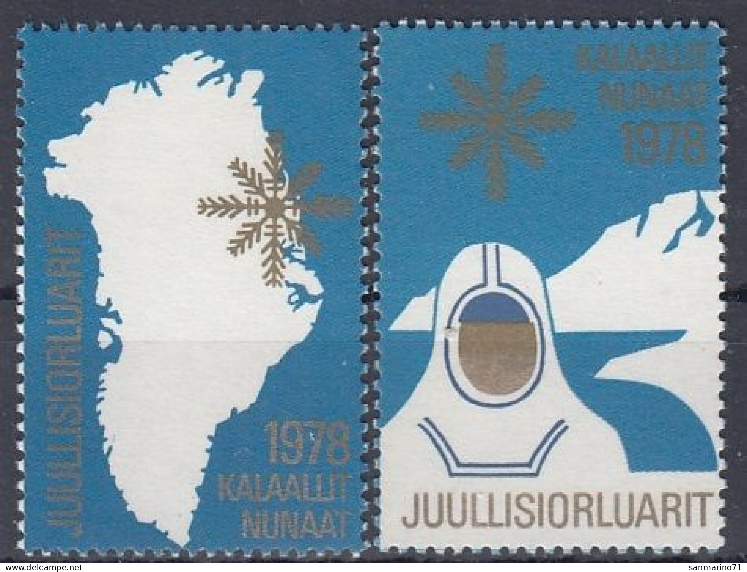 GREENLAND Christmas 1978,unused (**) - Ongebruikt