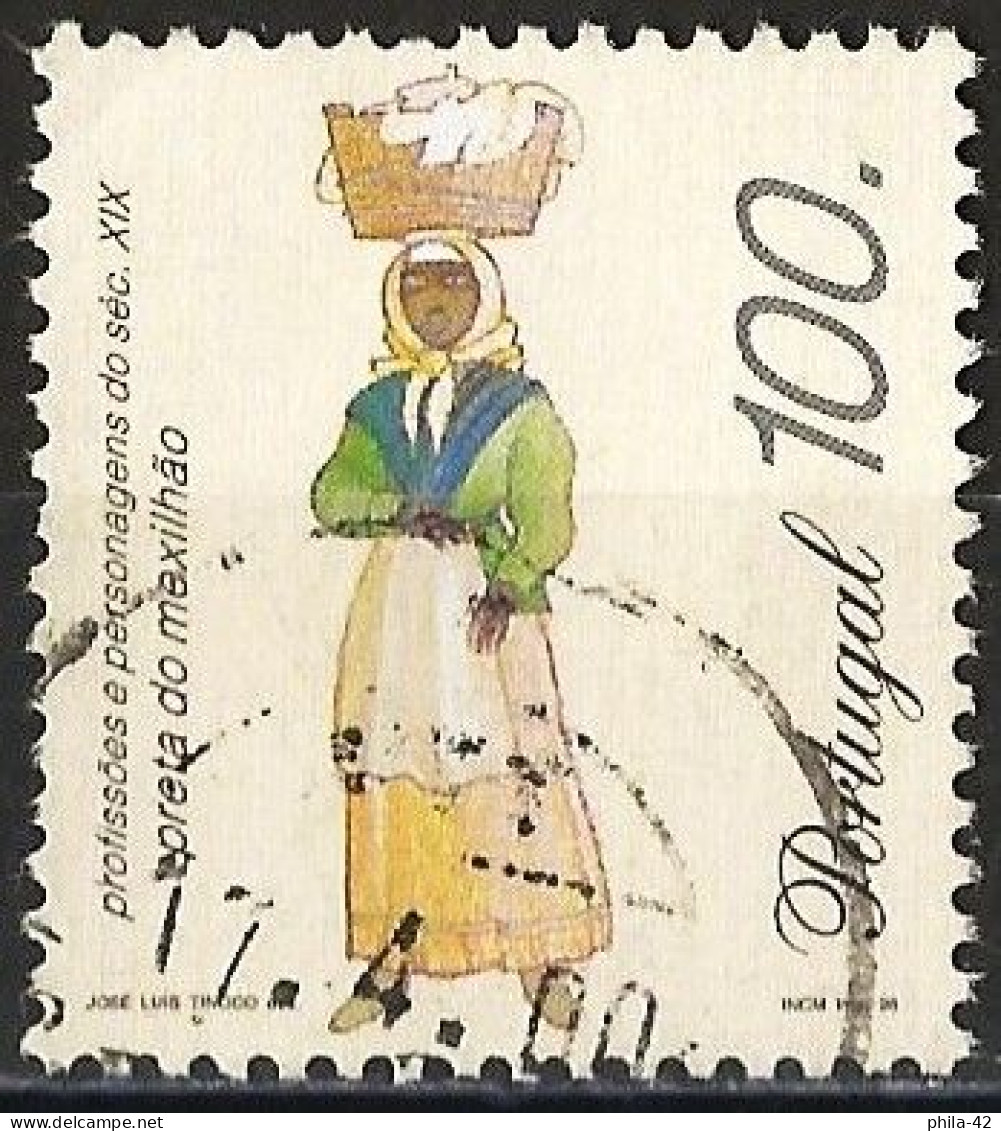 Portugal 1996 - Mi 2117 - YT 2097 ( Costume : Mussels Seller ) - Gebraucht