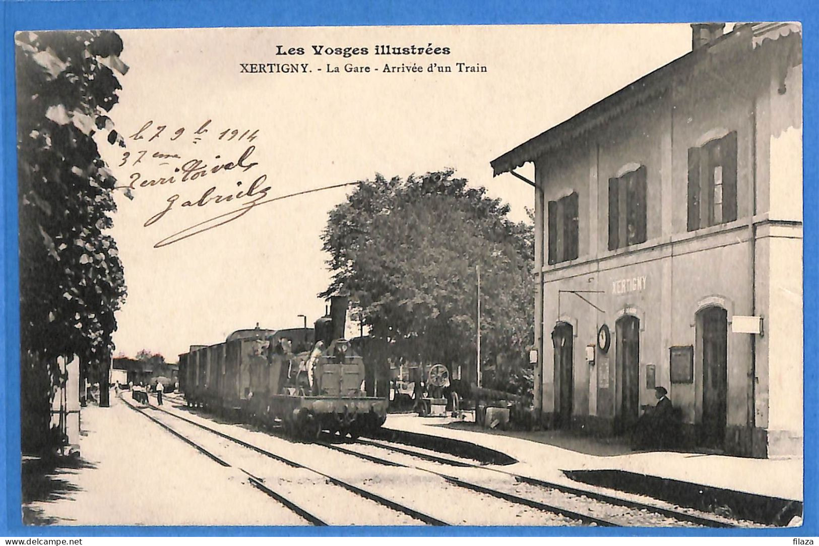 88 - Vosges - Xertigny - La Gare - Arrivee D'un Train (N14675) - Xertigny