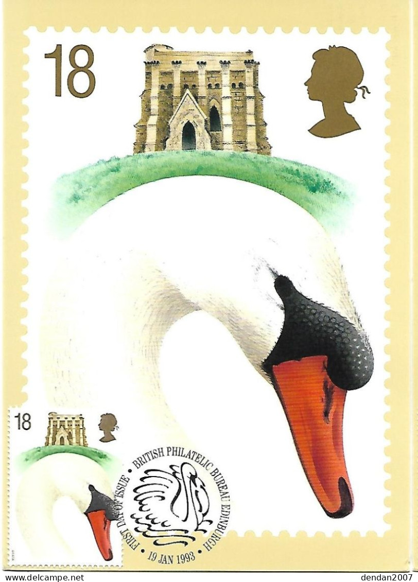 Great Britain - Maximum Card  - Mute Swan  -  Cygnus Olor - Cygnes