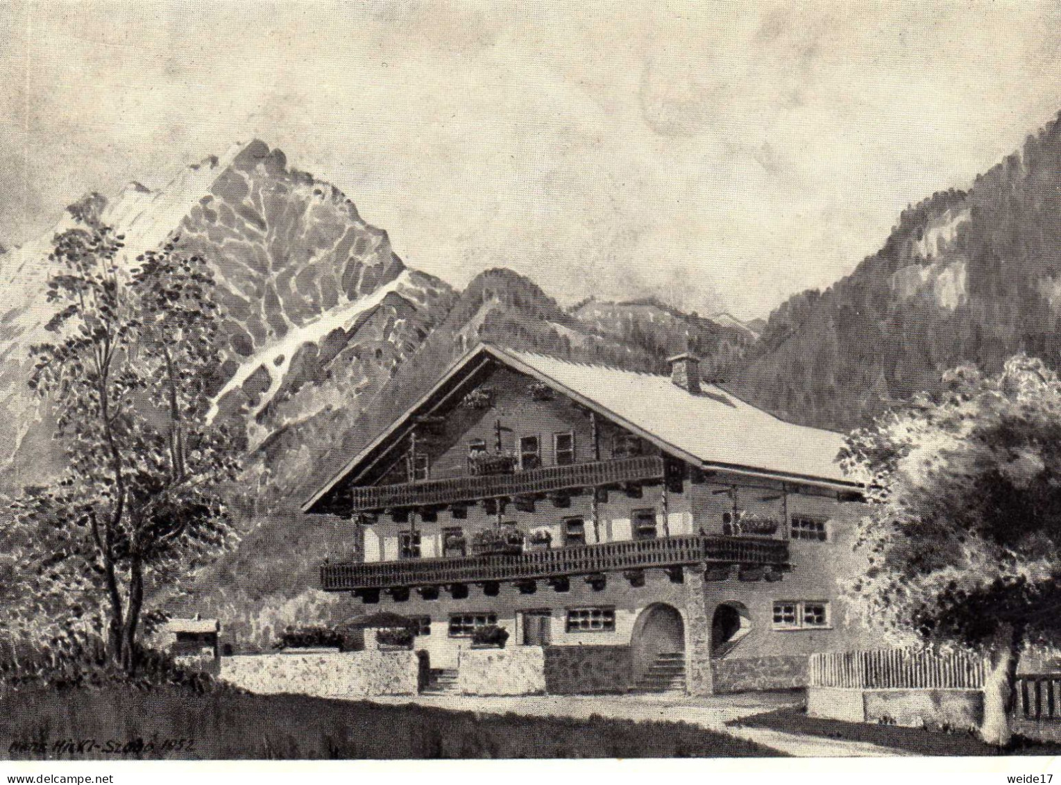 05329 - PERTISAU Am Achensee - Blick Auf Die Pension Haus Klara - Pertisau